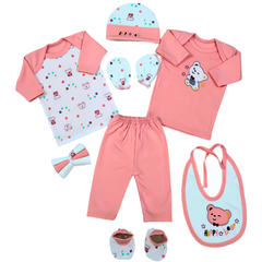 10-Piece Infant Unisex Gift Set- Happy Bear