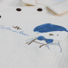 Newborn Boys 2-Piece Gentleman Bear Suit