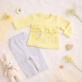 Infant Girls 2-Piece Winter Embroidered Top & Legging Set