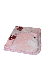 Baby Blanket Plush Mink | Pink