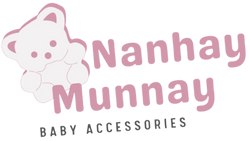 Logo of Nanhay Munnay baby accessories on a white background