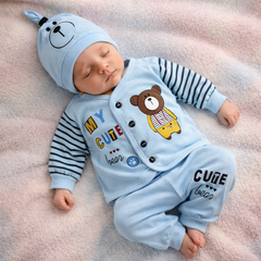 New Born Baby Boy 3 - Piece Suit