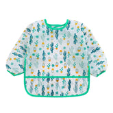 Shirt-Style Baby Apron- Green