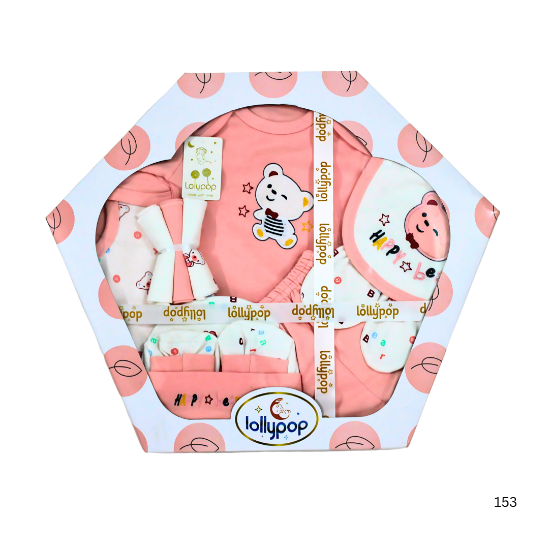 10-Piece Infant Unisex Gift Set- Happy Bear