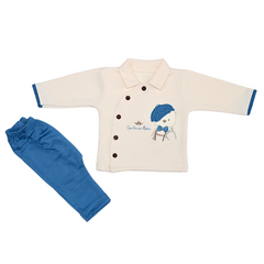 Newborn Boys 2-Piece Gentleman Bear Suit