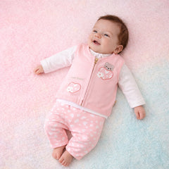 Infant Girls 3-Piece Bear Print Winter Top & legging Set