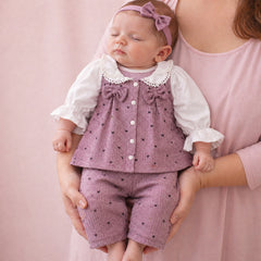 Infant Girls 3-Piece Winter Bodysuit, Tunic & Legging Set