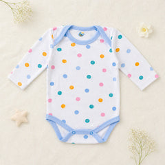 Pack of 3 Baby Bodysuits – Polka Dots Theme (Unisex)
