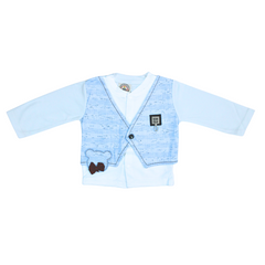 Infant Boys formal 3-Piece Winter Suit with Vest & Bow Detail