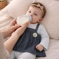 Baby Girl Long Sleeve Top with Pinafore Dress