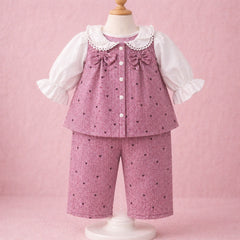 Infant Girls 3-Piece Winter Bodysuit, Tunic & Legging Set