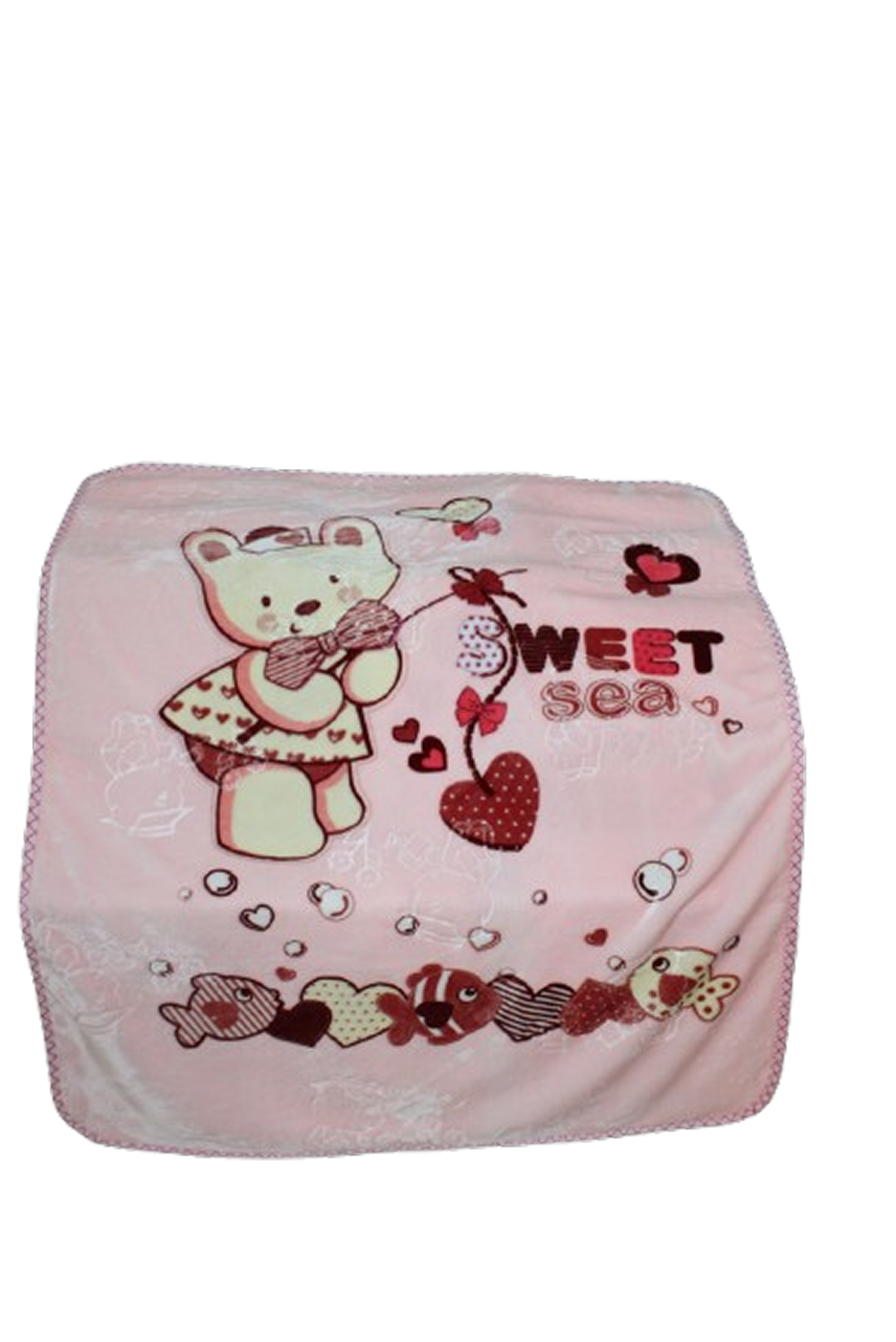 Baby Blanket Plush Mink | Pink