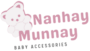 Logo of Nanhay Munnay baby accessories on a white background