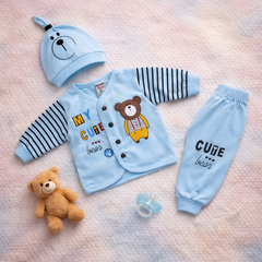 New Born Baby Boy 3 - Piece Suit