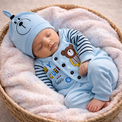 New Born Baby Boy 3 - Piece Suit